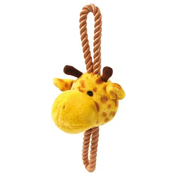 swisspet Hundespielzeug Giraffe am Seil,