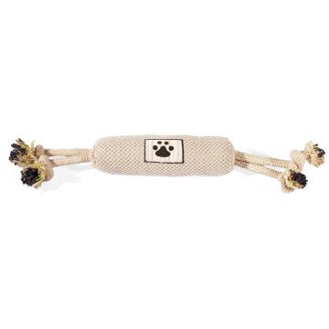 Natur Hundespiel. Dummy mit Doppelseil