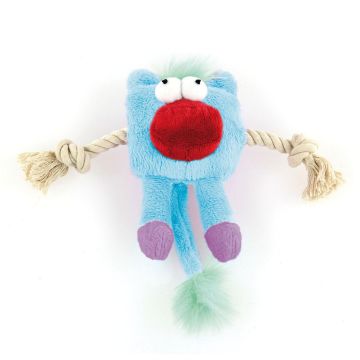 swisspet Hundespielzeug Piggy Cube, blau