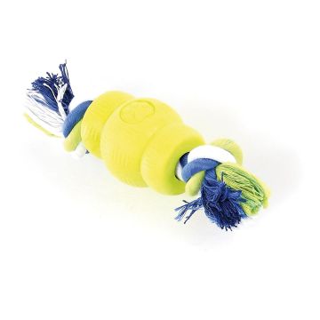 swisspet Foam-Play Hantel m/Seil M gelb
