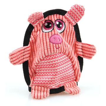 swisspet Hundespielzeug Bite Me Pig rot