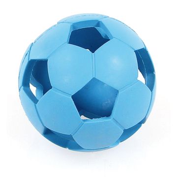 swisspet Weichgummi-Fussball M blauD=7cm