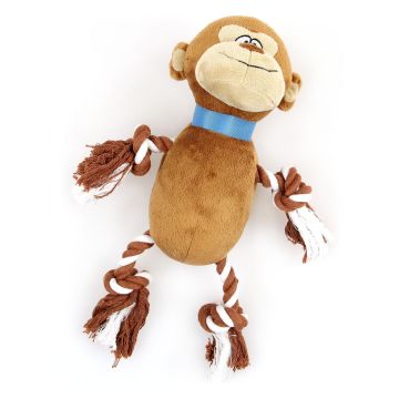 Plüsch-Affe Simbo mit Quietscher L=32cm