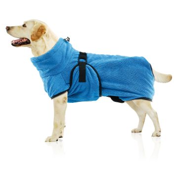 swisspet Wety Hundebademantel XXL blau