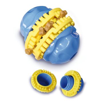 Spiel-& Futterball Timon, blau/gelb