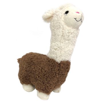 swisspet Hundesp. Plüsch Alpaka d.braun
