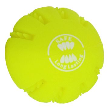 Hundespielzeug Dental-Leuchtball, gelb