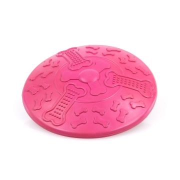swisspet Flying-Disc Bone D=18cm pink