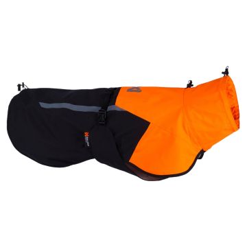 Fjord raincoat 2.0, black/orange, Gr.33