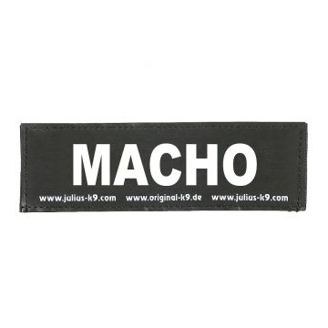 K9 Logo MACHO, 11x3cm, Gr. 0
