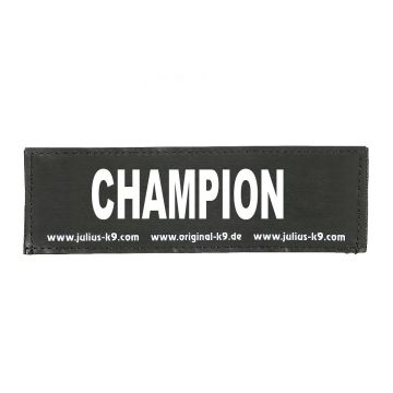 K9 Logo CHAMPION, 16x5cm, Gr. 1, 2, 3