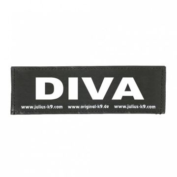 K9 Logo DIVA, 16x5cm, Gr. 1, 2, 3