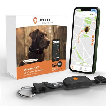Weenect XT Dog, schwarz, 8.2x3.5x2.2cm