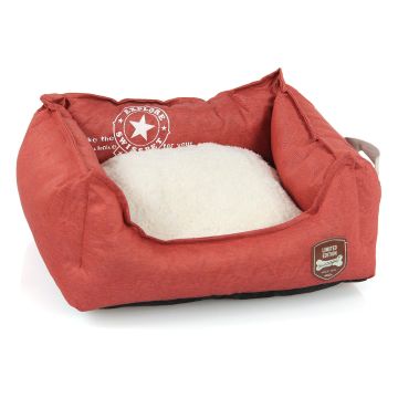 swisspet H.& Katzenbett Denim M rot