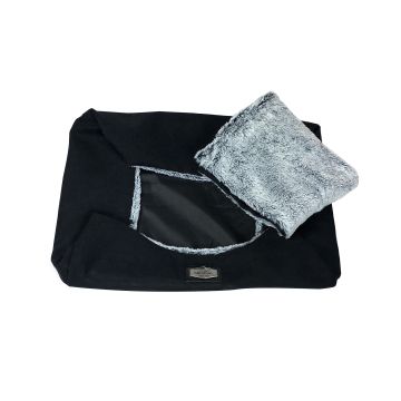 H- & Katzenbett Überzug Pluo28 S schwarz