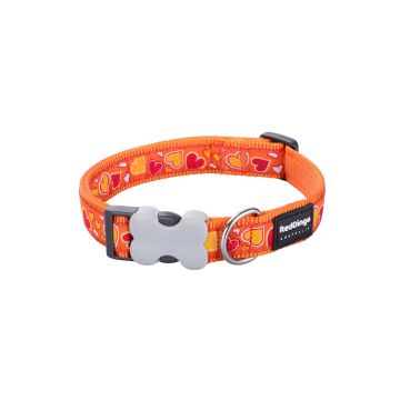 RedDingo Dog Collar Design Orange M