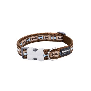RedDingo Dog Collar Design Brown L