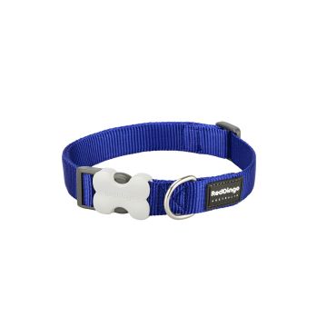 RedDingo Dog Collar Plain Dark Blue XS