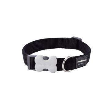 RedDingo Dog Collar Plain Black L