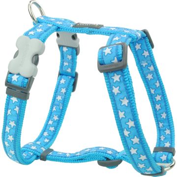RedDingo Harness Stars white Turquois XS