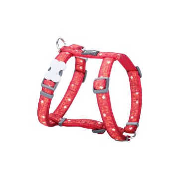 RedDingo Dog Harness red Swiss Cross S