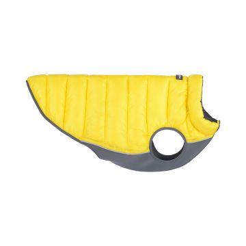RedDingo Puffer jacket Yellow/Grey 60cm