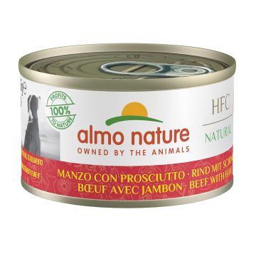 Almo HFC Natural Dog Rind&Schinken 95g