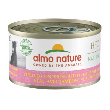 Almo HFC Natural Dog Kalb & Schinken 95g