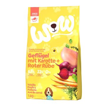 WOW Trockenf. Minis Junior Geflügel 1kg