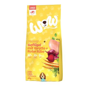 WOW Trockenfutter Junior Geflügel 6kg