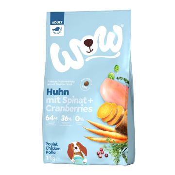 WOW Trockenfutter Minis Adult Huhn 1kg