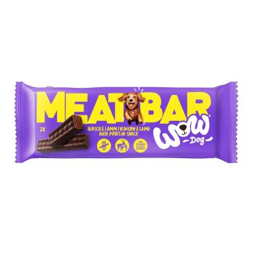 WOW Dog Meat Bar Hirsch & Lamm 40g