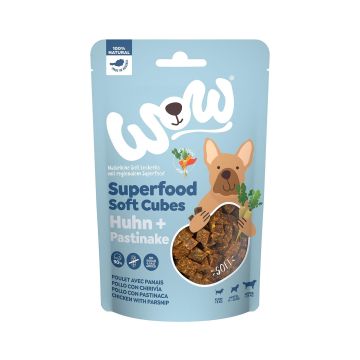 WOW Soft Cubes Huhn mit Pastinake 150g