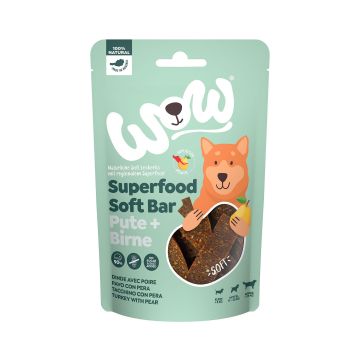 WOW Soft Bar Pute mit Birne 150g
