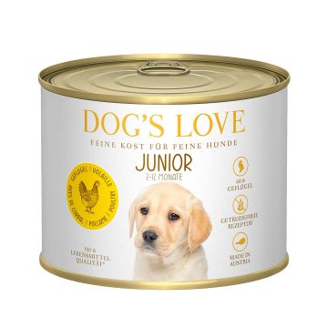 DOGS LOVE Geflügel Zucchini&Apfel 200g