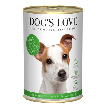DOGS LOVE Wild Kartofl&Zwetsch&Sel 400g