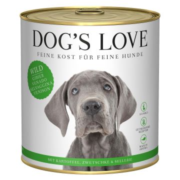 DOGS LOVE Wild Kartofl&Zwetsch&Sel 800g