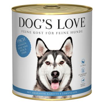 DOGS LOVE Fisch Amar&Karot&Löwenz 800g