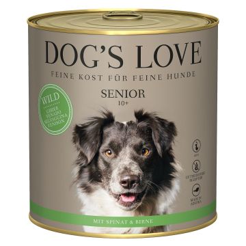 DOGS LOVE Wild Spinat & Birne 800g