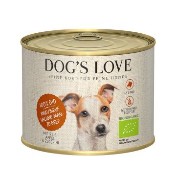 DOGS LOVE Rind Reis&Apfel&Zucchini 200g