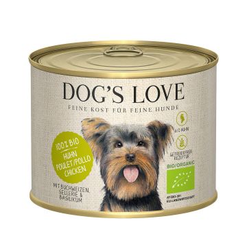 DOGS LOVE Huhn Buchw&Selle&Basilik 200g