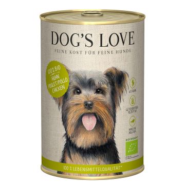 DOGS LOVE Huhn Buchw&Selle&Basilik 400g