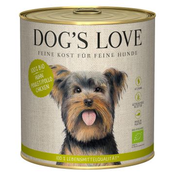 DOGS LOVE Huhn Buchw&Selle&Basilik 800g