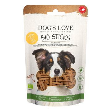 DOGS LOVE SOFT Sticks BIO Huhn 150g