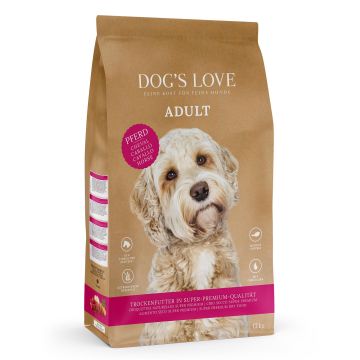 DOGS LOVE Pferd Süßkartoffel&Äpfel12Kg