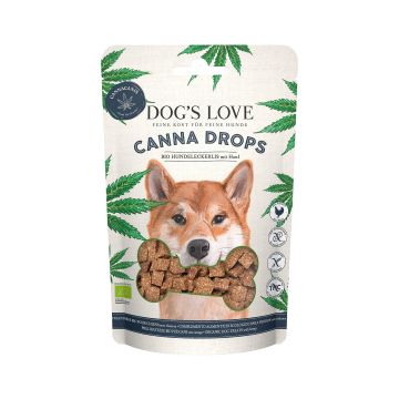 DOGS LOVE Canna BIO Drops Geflügel 150g