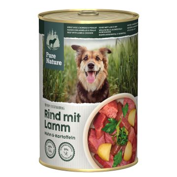 PureNature Rind mit Lamm&Huhn 400g