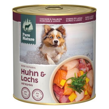 PureNature Huhn&Lachs mit Kürbis 800g