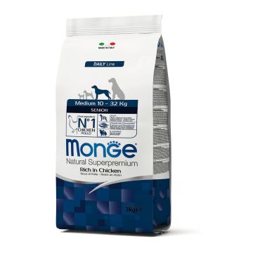 Monge Dog Senior Medium Chicken 3kg