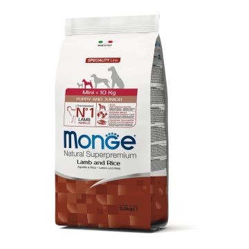 Monge Dog Puppy&Junior Mini Lamb 2,5kg